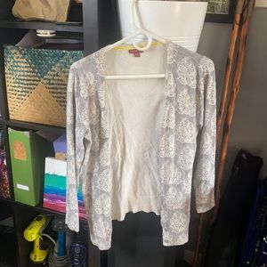 Merona fun print light sweater!